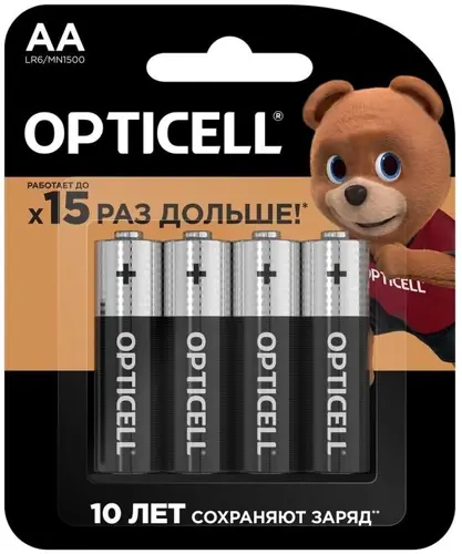 ������� Opticell Basic LR6 AA (4��) ������� (6051001) (�������� 12 ��.)