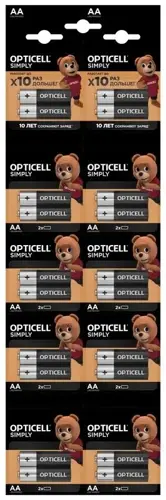 Батарея Opticell Simply 6050001 AA (2шт) блистер (6050001) (упаковка 100 шт.) Батарея Opticell Simply 6050001 AA (2шт) блистер (6050001) (упаковка 100 шт.)
