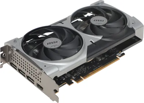 ���������� MSI PCI-E 5.0 RTX 5060 8G VENTUS 2X NVIDIA GeForce RTX 5060 8Gb 128bit GDDR7 2497/28000 HDMIx1 DPx3 HDCP Ret (RTX 5060 8G VENTUS 2X)
