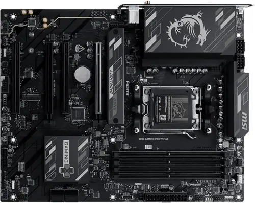 Материнская плата MSI B850 GAMING PRO WIFI6E Socket AM5 AMD B850 4xDDR5 ATX AC`97 8ch(7.1) 2.5Gg RAID+HDMI+DP (B850 GAMING PRO WIFI6E) Материнская плата MSI B850 GAMING PRO WIFI6E Socket AM5 AMD B850 4xDDR5 ATX AC`97 8ch(7.1) 2.5Gg RAID+HDMI+DP (B850 GAMING PRO WIFI6E)