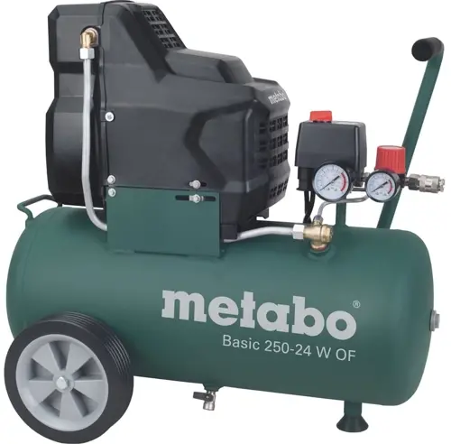Компрессор поршневой Metabo Basic 250-24 W OF безмасляный 120л/мин 24л 1500Вт зеленый (601532000) Компрессор поршневой Metabo Basic 250-24 W OF безмасляный 120л/мин 24л 1500Вт зеленый (601532000)