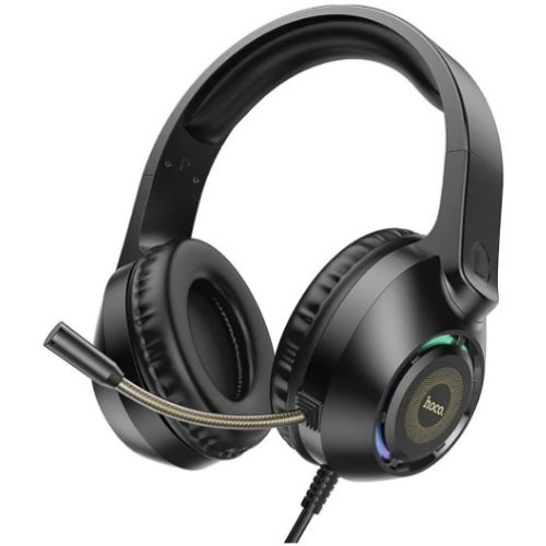 Наушники с микрофоном Hoco W108 Sue черный 2м мониторные USB оголовье (W108) (W108) Наушники с микрофоном Hoco W108 Sue черный 2м мониторные USB оголовье (W108) (W108)