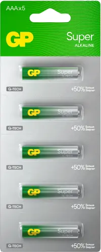 ������� GP Super Alkaline 24AA21-2CRSC5 AAA (5��) ������ (24AA21-2CRSC5)