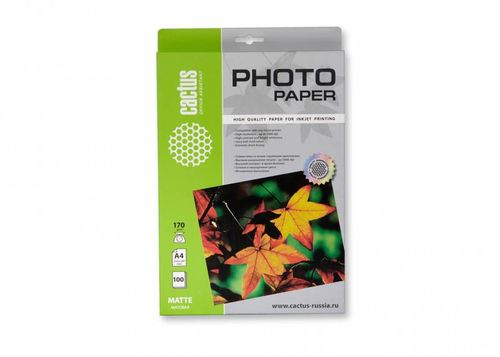 ���������� Cactus CS-MA4170100 A4/170�/�2/100�./����� ������� ��� �������� ������ (CS-MA4170100)