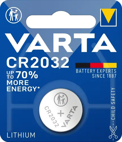 ������� Varta Electronics BL1 Lithium CR2032 (1��) ������� (06032101401) (�������� 10 ��.)