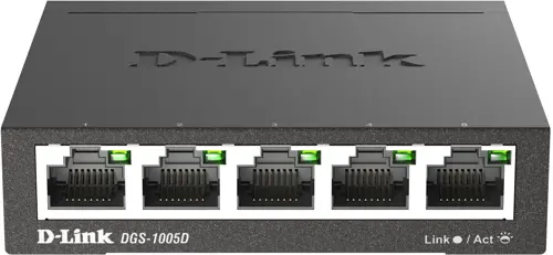 ���������� D-Link DGS-1005D/R1A (L2) 5x1����/� ������������� (DGS-1005D/R1A)
