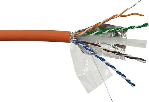 Кабель информационный Lanmaster LAN-6AFTP-LSZH-OR кат.6A FTP 4 пары 23AWG LSZH внутренний 305м оранжевый (LAN-6AFTP-LSZH-OR) Кабель информационный Lanmaster LAN-6AFTP-LSZH-OR кат.6A FTP 4 пары 23AWG LSZH внутренний 305м оранжевый (LAN-6AFTP-LSZH-OR)