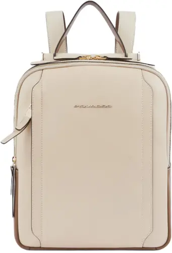 Рюкзак женский Piquadro Circle CA5566W92/BECU бежевый/кофейный кожа (CA5566W92/BECU) Рюкзак женский Piquadro Circle CA5566W92/BECU бежевый/кофейный кожа (CA5566W92/BECU)