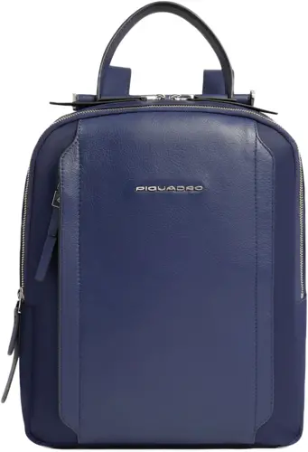 Рюкзак женский Piquadro Lyra CA5566W92T/BLU темно-синий нейлон/натур.кожа (CA5566W92T/BLU) Рюкзак женский Piquadro Lyra CA5566W92T/BLU темно-синий нейлон/натур.кожа (CA5566W92T/BLU)