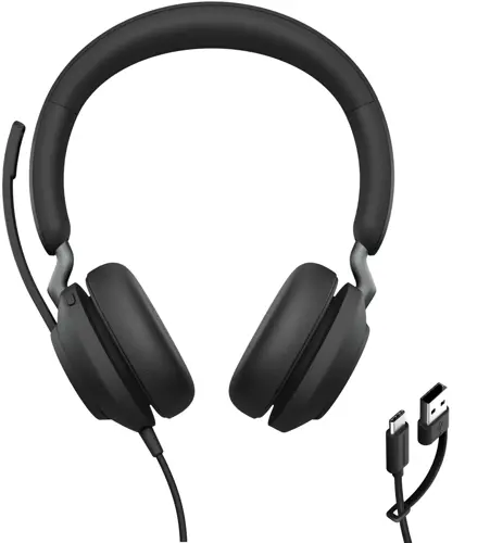 �������� � ���������� Jabra Evolve2 40 SE USB-C/A ������ 1.5� ��������� USB �������� (24189-999-799) (24189-999-799)