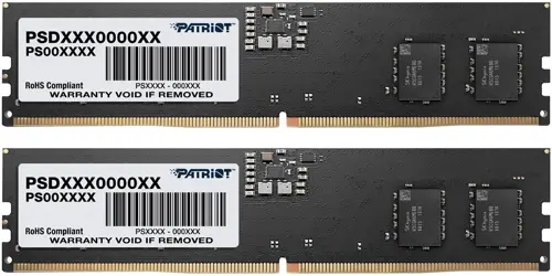 ������ DDR5 2x32GB 6000MHz Patriot PSD564G5600K Signature Line RTL PC5-44800 CL46 DIMM 288-pin 1.1� Ret (PSD564G5600K)