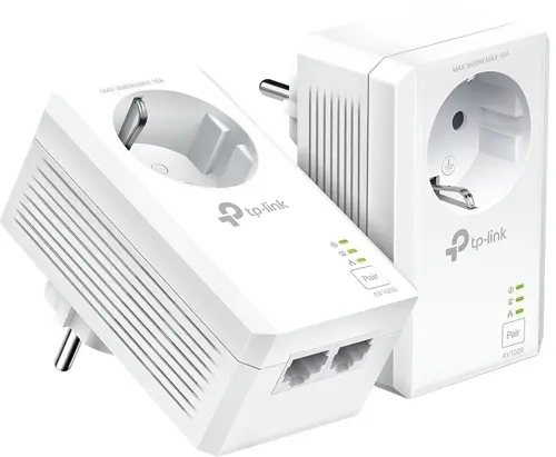 Сетевой адаптер Powerline TP-Link TL-PA7027P Kit Gigabit Ethernet (TL-PA7027P KIT) Сетевой адаптер Powerline TP-Link TL-PA7027P Kit Gigabit Ethernet (TL-PA7027P KIT)