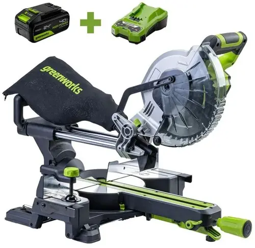 ����������� ���� Greenworks GD24MS216 4800��/��� d=216�� (1501707UG)