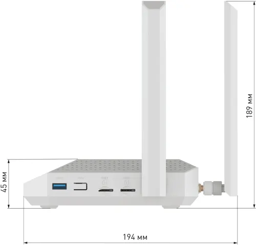 ������ ������������ Keenetic Netcraze Hero 5G (NC-4110) AX3000 10/100/1000/2500BASE-TX/4G cat.12 ����� (NC-4110)