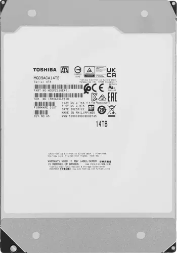 ������� ���� Toshiba SATA-III 14TB MG09ACA14TE Enterprise Capacity 512E (7200rpm) 512Mb 3.5