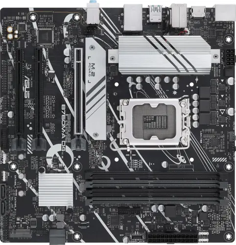 ����������� ����� Asus PRIME B760M-A D4-CSM Soc-1700 Intel B760 4xDDR4 mATX AC`97 8ch(7.1) 2.5Gg RAID+HDMI+DP (PRIME B760M-A D4-CSM)
