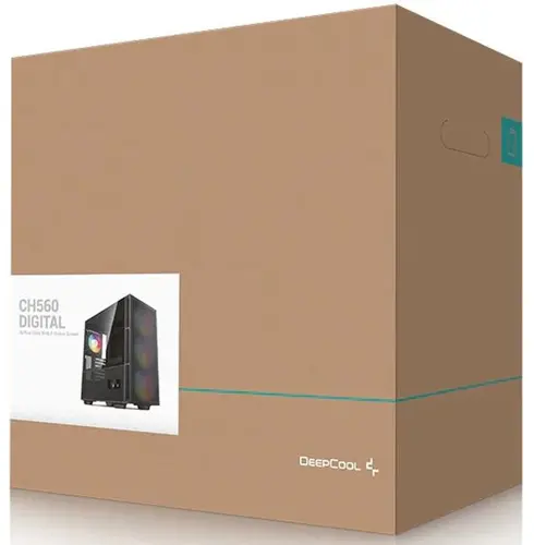 ������ Deepcool CH560 Digital ������ ��� �� ATX 8x120mm 3x140mm 1xUSB3.0 audio bott PSU (R-CH560-BKAPE4D-G-1)