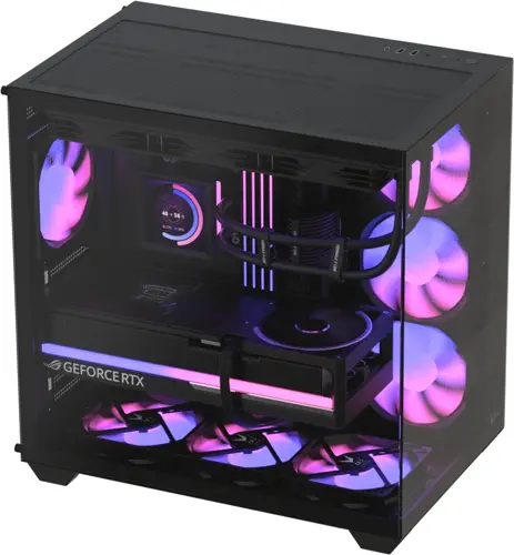 ������ Formula Crystal Z2 v2 ������ ��� �� ATX 10x120mm 2xUSB2.0 1xUSB3.0 audio bott PSU (CRYSTAL Z2 BLACK V2)