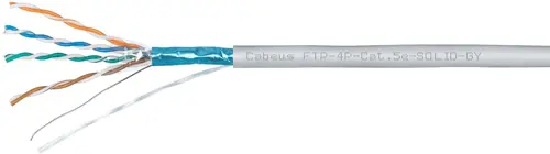 Кабель информационный Cabeus FTP-4P-CAT.5E-SOLID-GY кат.5E F/UTP 4 пары PVC внутренний 305м серый (FTP-4P-CAT.5E-SOLID-GY) Кабель информационный Cabeus FTP-4P-CAT.5E-SOLID-GY кат.5E F/UTP 4 пары PVC внутренний 305м серый (FTP-4P-CAT.5E-SOLID-GY)