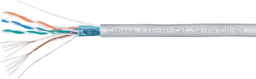 ������ �������������� Cabeus FTP-4P-CAT.5E-PATCH-GY ���.5E F/UTP 4 ���� PVC ���������� 305� ����� (FTP-4P-CAT.5E-PATCH-GY)