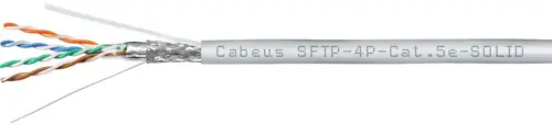 Кабель информационный Cabeus SFTP-4P-CAT.5E-SOLID-GY кат.5E SF/UTP 4 пары PVC внутренний 305м серый (SFTP-4P-CAT.5E-SOLID-GY) Кабель информационный Cabeus SFTP-4P-CAT.5E-SOLID-GY кат.5E SF/UTP 4 пары PVC внутренний 305м серый (SFTP-4P-CAT.5E-SOLID-GY)