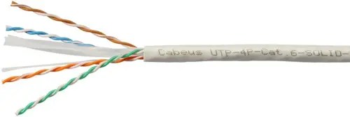Кабель Cabeus UTP-4P-CAT.6-SOLID-LSZH-GY кат.6 U/UTP 4 пары LSZH внутренний 305м серый (UTP-4P-CAT.6-SOLID-LSZH-GY) Кабель Cabeus UTP-4P-CAT.6-SOLID-LSZH-GY кат.6 U/UTP 4 пары LSZH внутренний 305м серый (UTP-4P-CAT.6-SOLID-LSZH-GY)