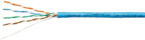 Кабель информационный Cabeus UTP-4P-CAT.5E-SOLID-BL кат.5E U/UTP 4 пары PVC внутренний 305м синий (UTP-4P-CAT.5E-SOLID-BL) Кабель информационный Cabeus UTP-4P-CAT.5E-SOLID-BL кат.5E U/UTP 4 пары PVC внутренний 305м синий (UTP-4P-CAT.5E-SOLID-BL)
