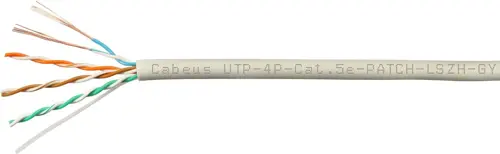 ������ �������������� Cabeus UTP-4P-CAT.5E-PATCH-LSZH-GY ���.5E U/UTP 4 ���� 24AWG LSZH ���������� 305� ����� (UTP-4P-CAT.5E-PATCH-LSZH-GY)