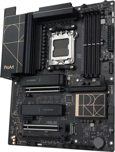 ����������� ����� Asus PROART B850-CREATOR WIFI NEO Socket AM5 AMD B850 4xDDR5 ATX AC`97 8ch(7.1) 2x5Gg RAID+HDMI+DP (PROART B850-CREATOR WIFI NEO)