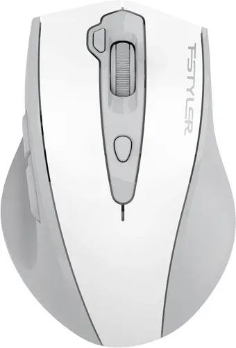 Мышь A4Tech Fstyler FG55S Plus белый оптическая 1200dpi беспров. USB (FG55S PLUS) Мышь A4Tech Fstyler FG55S Plus белый оптическая 1200dpi беспров. USB (FG55S PLUS)
