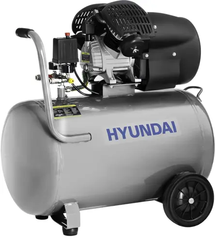 Компрессор поршневой Hyundai HYC 402100LMS масляный 400л/мин 100л 2200Вт серебристый/черный (НYC 402100LMS) Компрессор поршневой Hyundai HYC 402100LMS масляный 400л/мин 100л 2200Вт серебристый/черный (НYC 402100LMS)