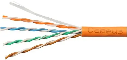 ������ �������������� Cabeus UTP-4P-CAT.5E-SOLID-LSZH-100 ���.5E U/UTP 4 ���� LSZH ���������� 100� ��������� (UTP-4P-CAT.5E-SOLID-LSZH-100)