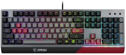 Клавиатура MSI GK30 Infrared черный/красный USB Multimedia for gamer LED (подставка для запястий) (S11-04RUF01-CLA) кабель 1.8м (S11-04RUF01-CLA) Клавиатура MSI GK30 Infrared черный/красный USB Multimedia for gamer LED (подставка для запястий) (S11-04RUF01-CLA) кабель 1.8м (S11-04RUF01-CLA)