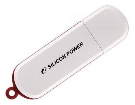 ���� ���� Silicon Power 64Gb LuxMini 320 SP064GBUF2320V1W USB2.0 ����� (SP064GBUF2320V1W)