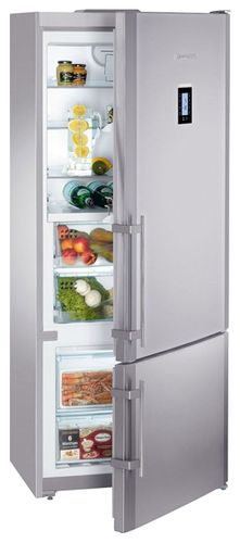 Холодильник Liebherr CBNPes 4656 серебристый (двухкамерный) (CBNPES 4656)