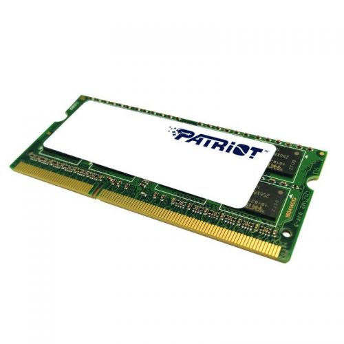  DDR3L 8Gb 1600MHz Patriot PSD38G1600L2S RTL PC3-12800 CL11 SO-DIMM 204-pin 1.35 dual rank Ret (PSD38G1600L2S)