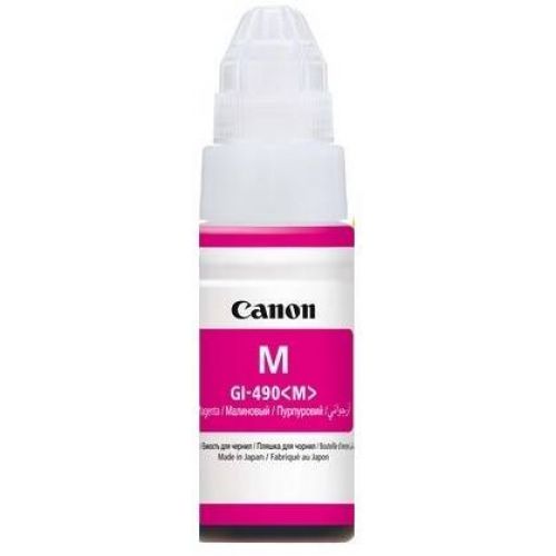 Чернила Canon GI-490M 0665C001 пурпурный 70мл для Canon Pixma G1400/G2400/G3400 (0665C001) Чернила Canon GI-490M 0665C001 пурпурный 70мл для Canon Pixma G1400/G2400/G3400 (0665C001)